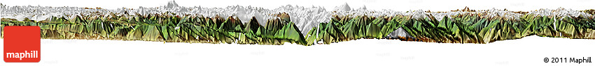 Physical Horizon Map of Markam, satellite outside