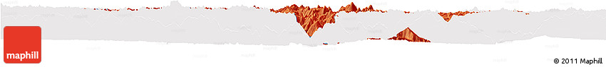 Political Horizon Map of Markam, single color outside
