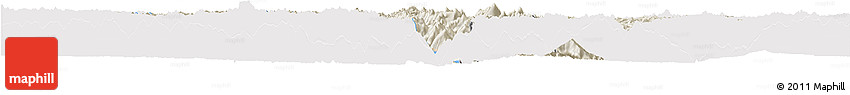 Shaded Relief Horizon Map of Markam, single color outside