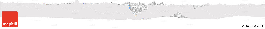 Silver Style Horizon Map of Markam, single color outside