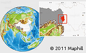 Physical Location Map of Markam, highlighted country, highlighted parent region