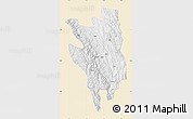 Classic Style Map of Markam, single color outside