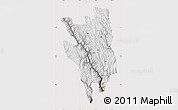 Physical Map of Markam, cropped outside