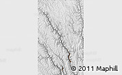 Physical Map of Markam, lighten, desaturated