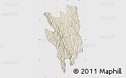 Shaded Relief Map of Markam, cropped outside