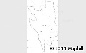 Blank Simple Map of Markam, cropped outside