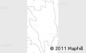 Blank Simple Map of Markam, no labels