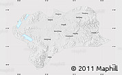 Physical Map of Nagqu, cropped outside
