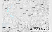 Physical Map of Nagqu, semi-desaturated