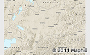 Shaded Relief Map of Nagqu