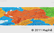 Political Panoramic Map of Nagqu