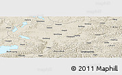 Shaded Relief Panoramic Map of Nagqu