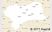 Classic Style Simple Map of Nagqu