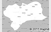 Gray Simple Map of Nagqu