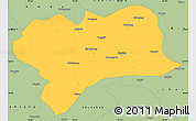 Savanna Style Simple Map of Nagqu