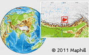 Physical Location Map of Nagrze