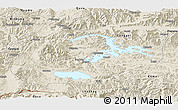 Shaded Relief Panoramic Map of Nagrze