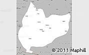 Gray Simple Map of Nagrze