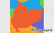 Political Simple Map of Nagrze