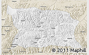 Classic Style 3D Map of Namling
