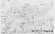 Physical 3D Map of Namling, desaturated
