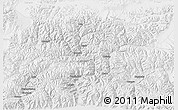 Physical 3D Map of Namling, lighten