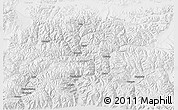 Physical 3D Map of Namling, lighten, semi-desaturated