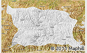 Physical 3D Map of Namling, satellite outside