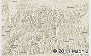Shaded Relief 3D Map of Namling