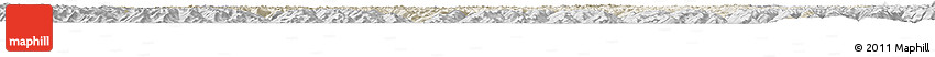 Shaded Relief Horizon Map of Namling, desaturated