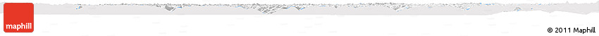 Silver Style Horizon Map of Namling, single color outside