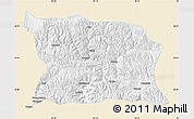 Classic Style Map of Namling, single color outside