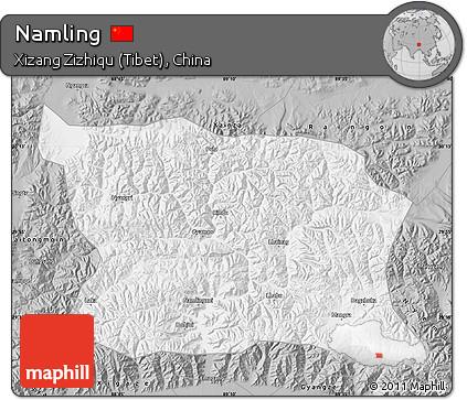 Gray Map of Namling