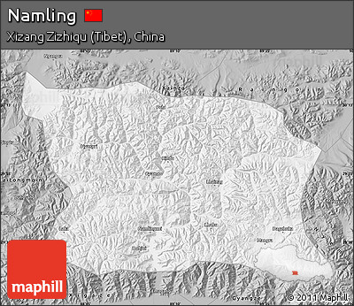 Gray Map of Namling