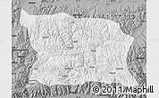 Physical Map of Namling, darken, desaturated