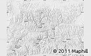 Physical Map of Namling, lighten, desaturated