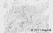 Physical Map of Namling, lighten