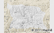 Physical Map of Namling, shaded relief outside