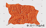 Political Map of Namling, cropped outside