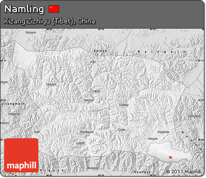 Silver Style Map of Namling