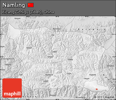 Silver Style Map of Namling