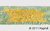 Savanna Style Panoramic Map of Namling