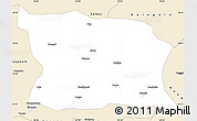 Classic Style Simple Map of Namling