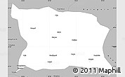 Gray Simple Map of Namling