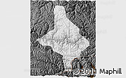 Physical 3D Map of Nang Xian, darken