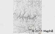 Physical 3D Map of Nang Xian, lighten