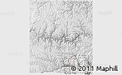 Physical 3D Map of Nang Xian, lighten, semi-desaturated