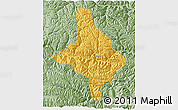 Savanna Style 3D Map of Nang Xian