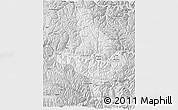 Silver Style 3D Map of Nang Xian
