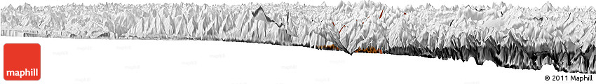 Physical Horizon Map of Nang Xian, desaturated